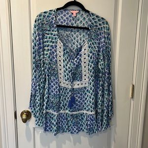 Lily Pulitzer blouse large